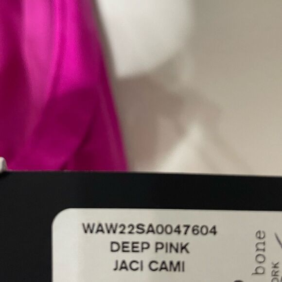 Revolve Rag & Bone Jaci Racerback Silk Camisole in Deep Pink - Picture 10 of 10